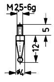 Actual product image Holex Beetle measuring insert steel type 18/ 2.0mm (0.20 cm)