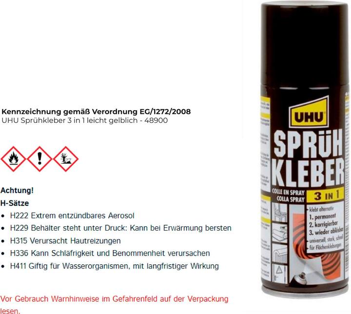 Actual product image UHU 3 in 1 (201 g, 200 ml)