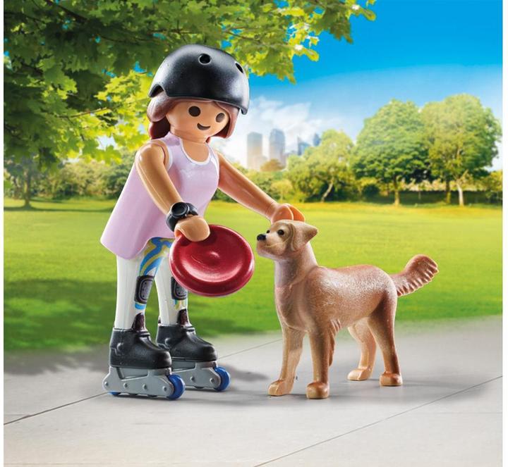 Produktbild Playmobil 71739 Inlinerin mit Retriever (71739, Playmobil City Life)