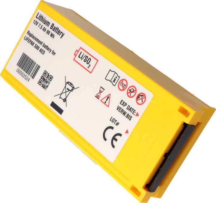 Immagine prodotto AccuCell Batteria del defibrillatore Physio Control Lifepak 500 - 300-5380-030, 11141-000016 (1 pz., Specifico del dispositivo, 7500 mAh, Batteria + Caricabatterie)