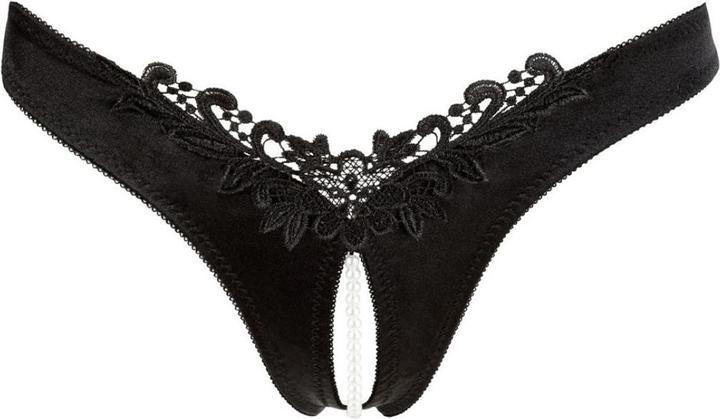 Actual product image Cottelli Collection String ouvert with pearls (S)