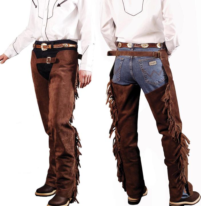 Lakota Wildlederchaps mit Fransen
