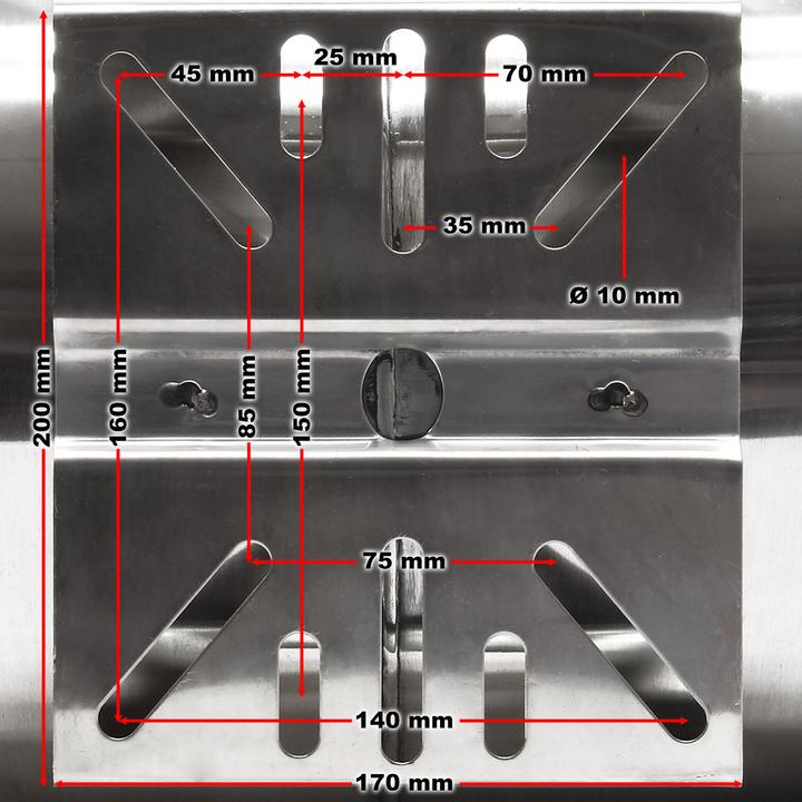 Immagine prodotto Wiltec Caldaia a membrana in acciaio inox 50L Serbatoio di espansione per acquedotti domestici orizzontale (Pompa acqua sanitaria)