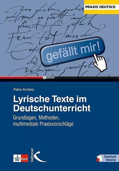 Image du produit Lyrische Texte im Deutschunterricht (Allemand, Petra Anders, 2013)