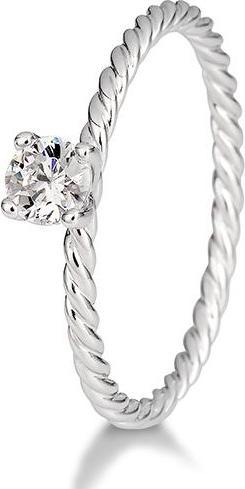 Produktbild Breuning Verlobungsring Kordel (57, 750/18 K Gold)