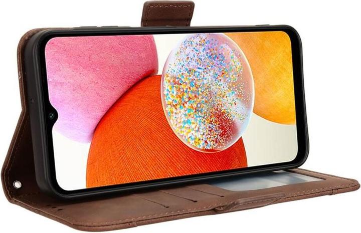 Produktbild Cover-Discount Galaxy A15 - Etui mit vielen Kartenfächer braun (Samsung Galaxy A15)