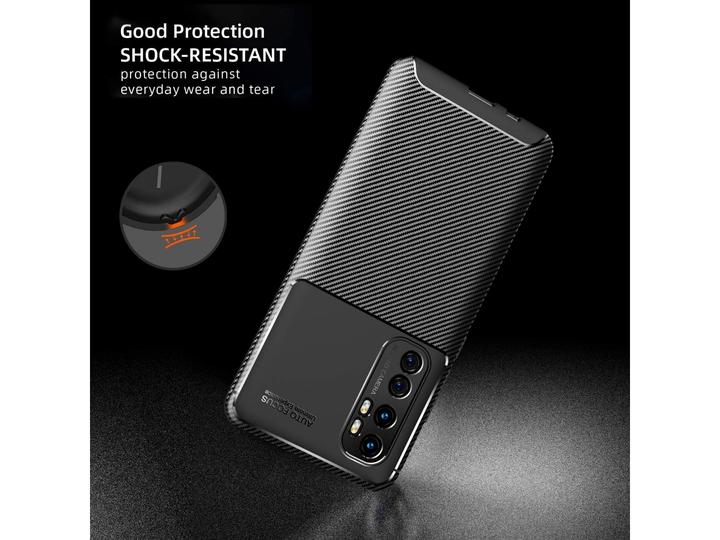 Immagine prodotto Screenguard Xiaomi Mi Note 10 Lite Cover Custodia in TPU con design al carbonio (Mi Nota 10 Lite)