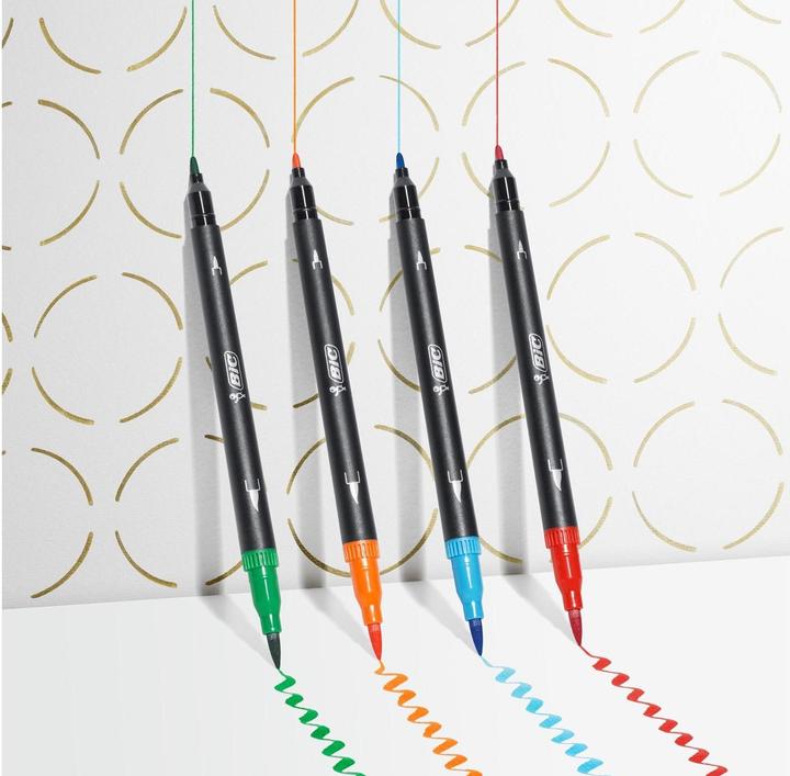 Actual product image Bic Intensity felt tip pen with colon (Multicoloured, 6 x)
