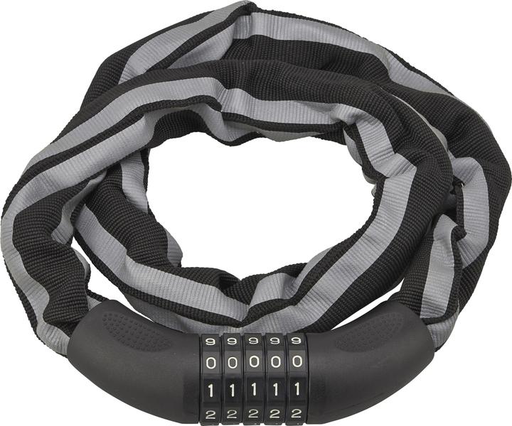 Immagine prodotto Thirard Antivol à combinaison biker, 5 chiffres, chaîne acier, moto, 0.9m, noir - (90 cm)