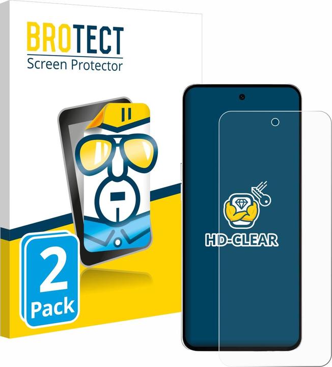 Actual product image BROTECT Screen Protector Clear (2 Piece, X100)