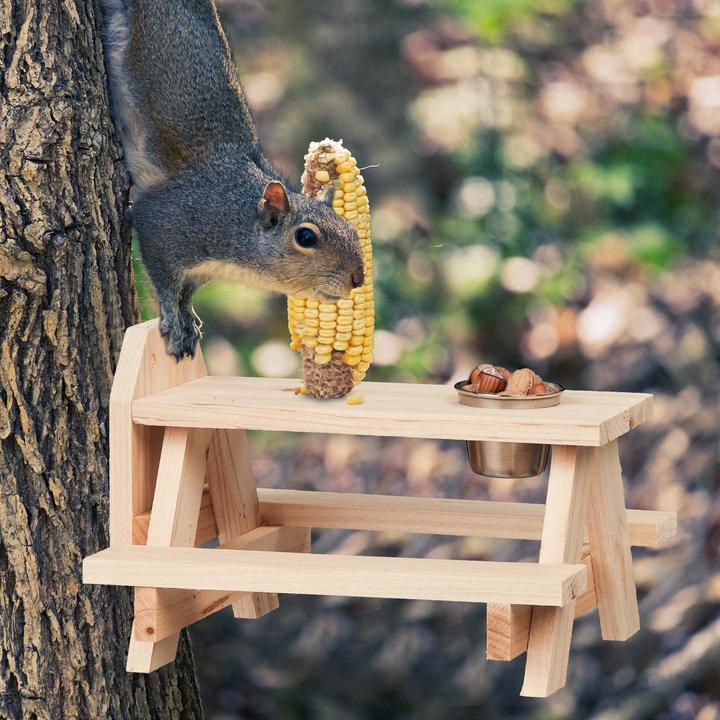Actual product image Relaxdays Squirrel table