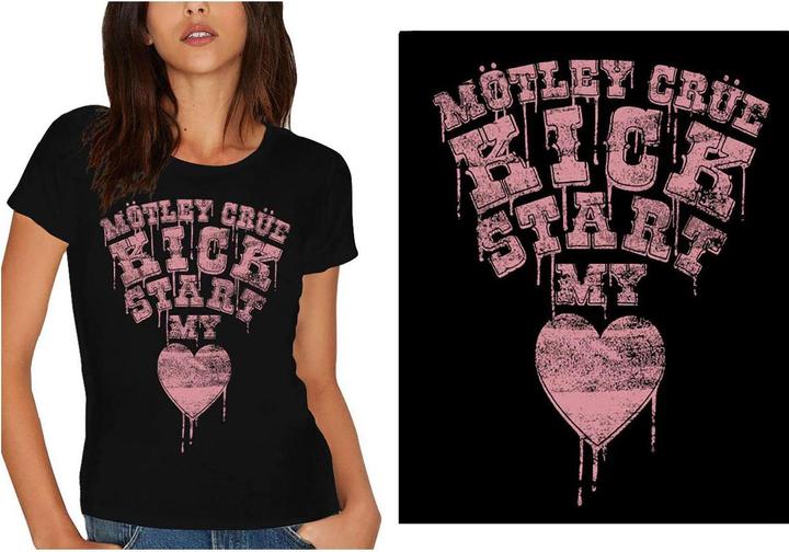 Immagine prodotto Motley Crue Kick Start My Heart Maglietta Donna (S)
