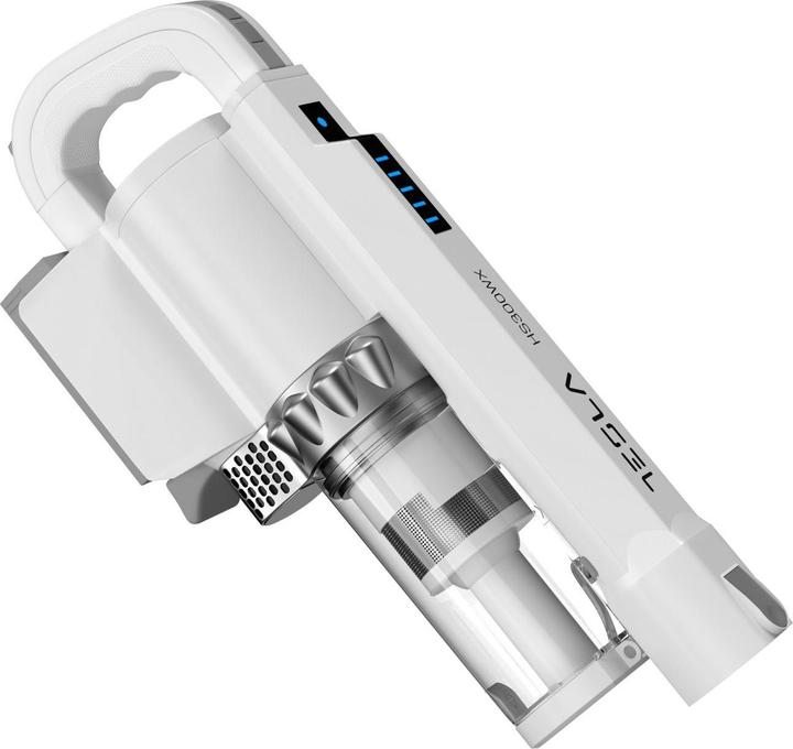 Image du produit Tesla HS300WX Steelstofzuiger /u0026 Elektrische bezem Zakloos 0,2 l 200 W Grijs, Wit