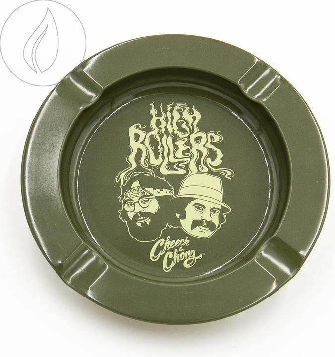 Produktbild G-Rollz Metal Tin Ashtray Cheech and Chong I High Rollers