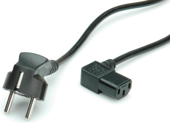 Image du produit Value Câble secteur, prise IEC coudée 1.8m (1.80 m)