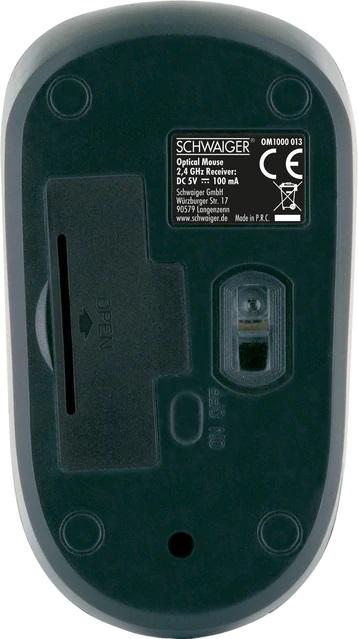 Produktbild Schwaiger Optische Funkmaus 1200 dpi, inkl. Empfänger (Kabellos)