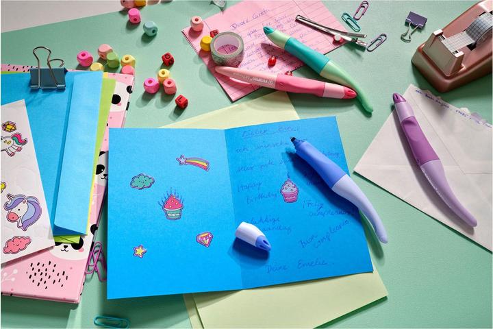 Produktbild STABILO EASYoriginal Pastel Tintenroller für Linkshänder (Pastellblau, 1 x)