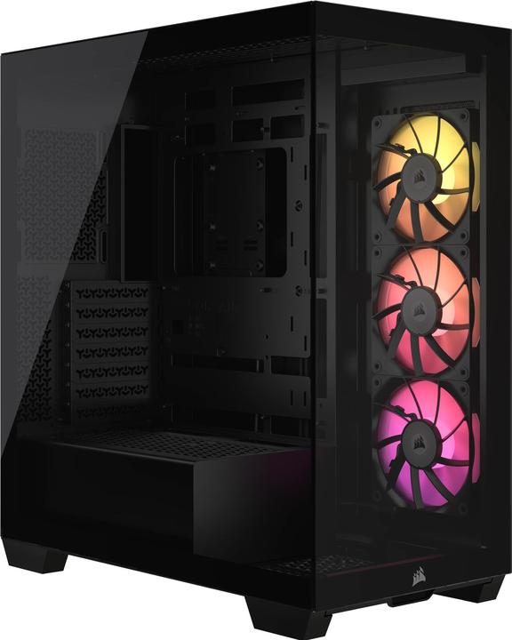 Productafbeelding Corsair Kast iCUE 3500X RGB Midi TG zwart BTF+ZERO (Mini-ITX, mATX, E-ATX, ATX)