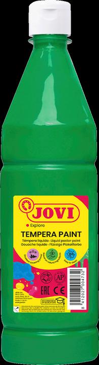 Actual product image Jovi liquid Tempera, 1000 ml poster paint in bottle, middle green (mid-green, 1000 ml)