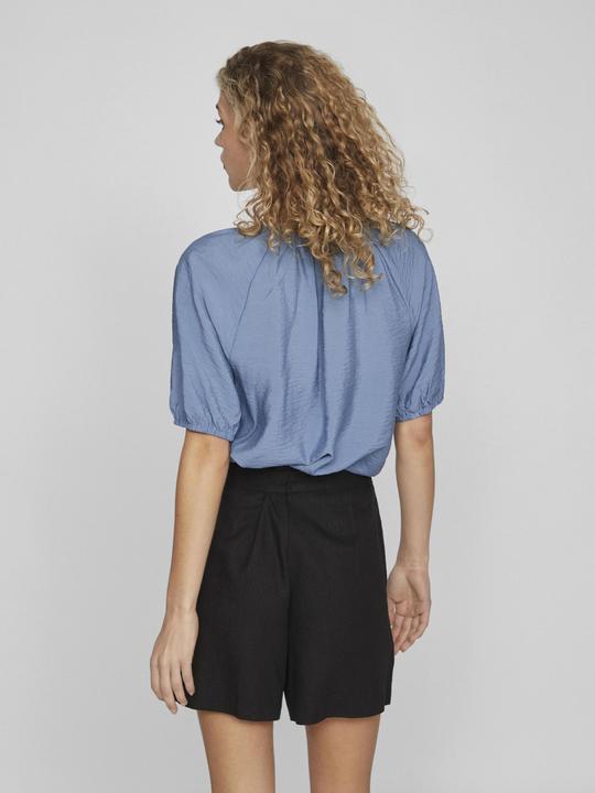 Produktbild Vila Tie Neck Oberteil mit kurzen Ärmeln (34)