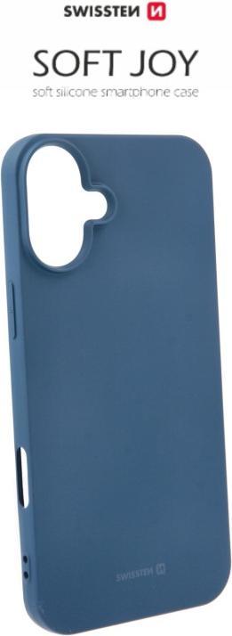 Produktbild Swissten Soft Joy Case for Apple iPhone 16e - Blue (Apple iPhone 16e)