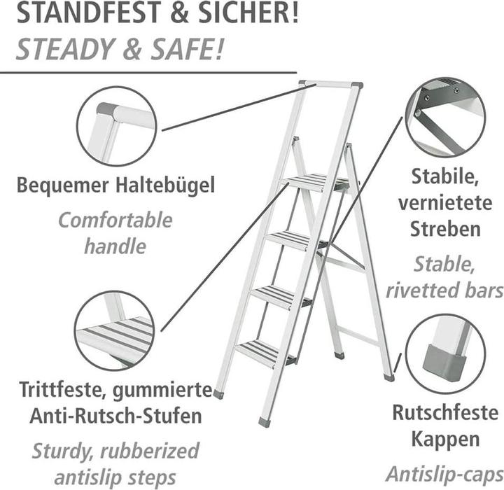 Actual product image Wenko Household ladder (Stile, 44 cm)
