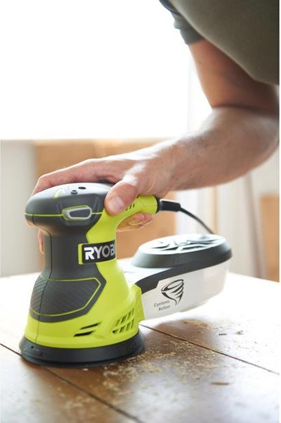 Produktbild Ryobi ROS300 Tragbares Schleifgerät Tellerschleifer 12000 RPM (Tellerschleifer, 300 W)