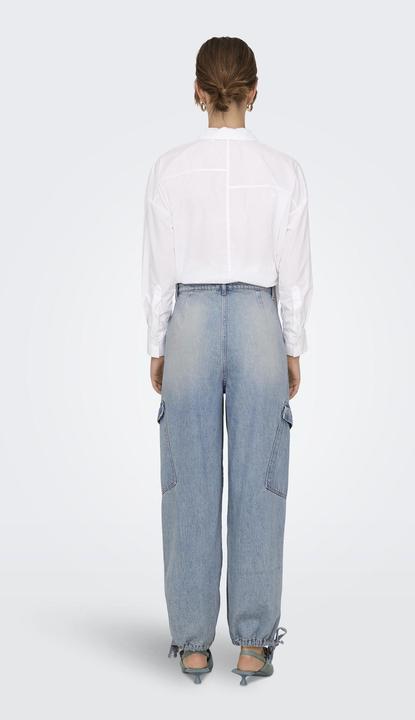 Image du produit Only ONLPERNILLE Hohe Taille Weiter Beinschnitt Jeans Jeans mit weitem Bein (26)