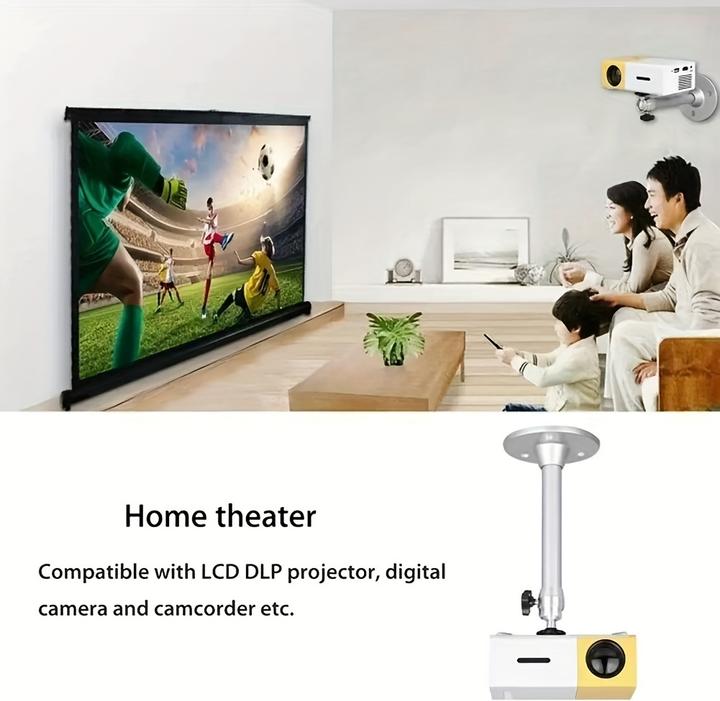 Produktbild PhoneLook Wand- / Deckenhalterung für Projektor HY300 (oder andere) mit integriertem Montagesystem (Wand, Decke)