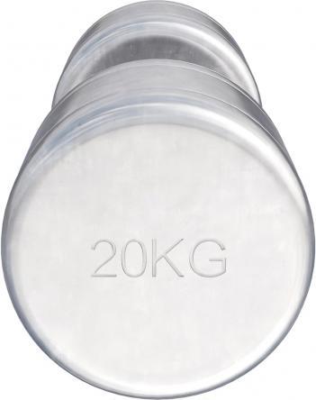 Immagine prodotto Gorilla Sports Manubri cromati (1 x 20 kg)