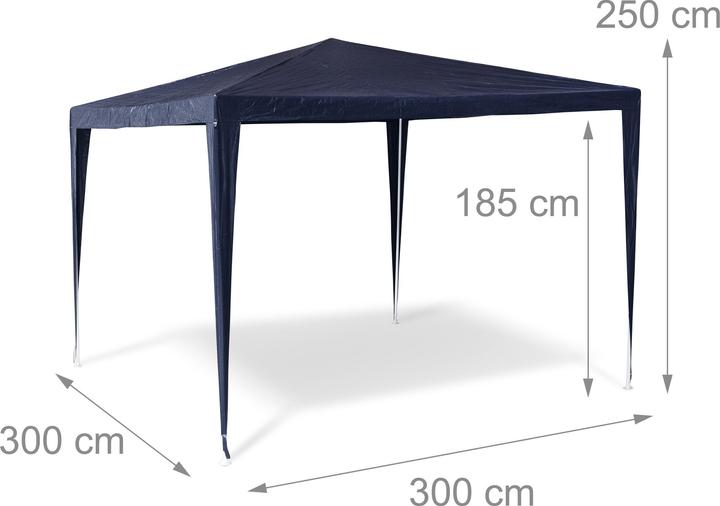 Productafbeelding Relaxdays Paviljoentent (300 cm, 300 cm)
