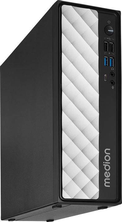 Produktbild Medion AKOYA T80 Intel® Core™ i5 i5-12450H DDR4-SDRAM SSD Windows 11 Home Mini PC Black (Intel Core i5-12450H, 16 GB, 512 GB)