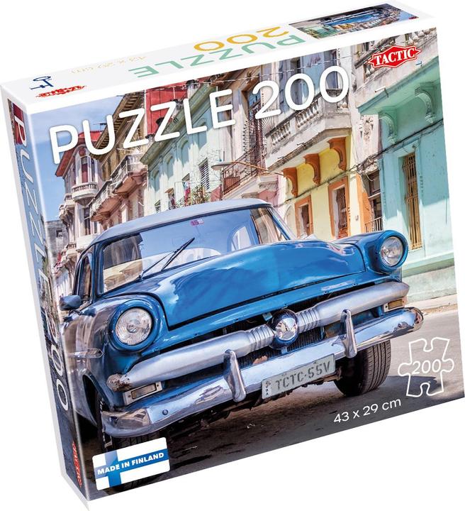 Actual product image Tactic Vintage car puzzle in Havana, 200 pieces. (200 pieces)