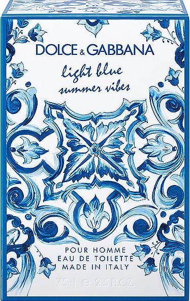 Produktbild Dolce & Gabbana Light Blue Summer Vibes Eau de Toilette 75ml (Eau de Toilette, 75 ml)