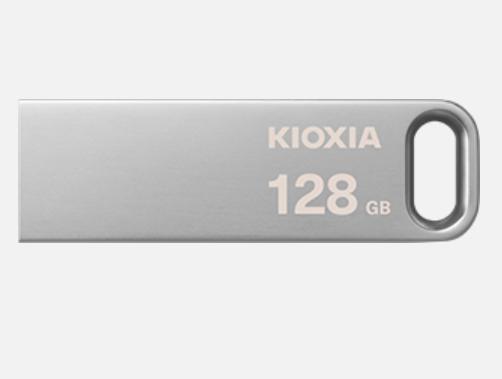 Actual product image Kioxia TransMemory U366 128GB Metal (128 GB, USB-A, USB 3.2)