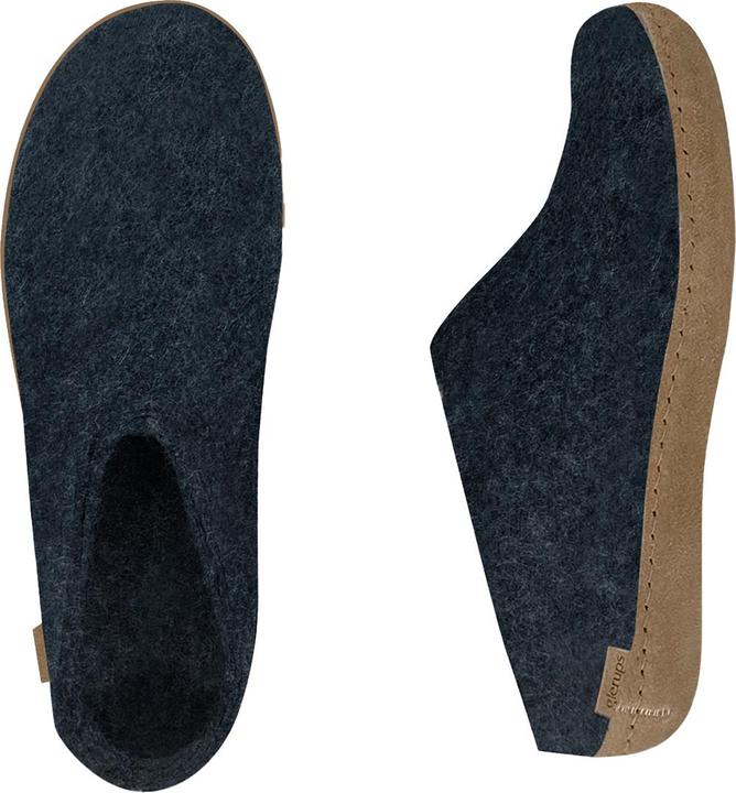 Image du produit Glerups Pantoufles à semelle de cuir (38)