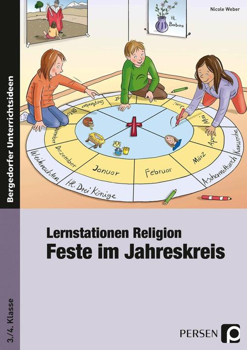 Actual product image Lernstationen Religion: Feste im Jahreskreis (German, Nicole Weaver, 2016)