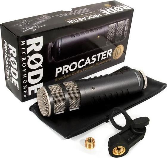 Produktbild RØDE Procaster Sprecher-Mikrofon mit keepdrum Spinne Schwarz