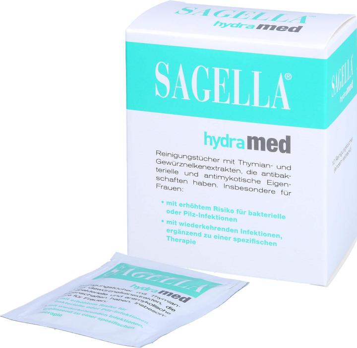 Immagine prodotto Sagella hydramed, 10 pz TUE (Salviette intime)