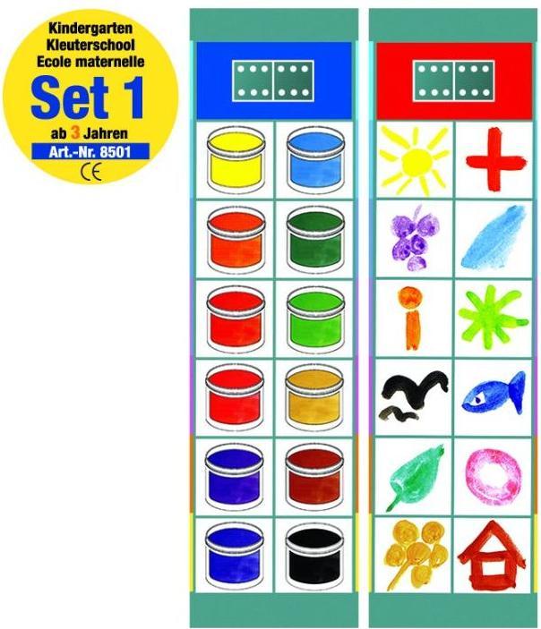 Produktbild Oberschwäbische Magnetspiele 68501 - Set 1: Kindergarten ab 3 Jahren - Flocards, Figurenspiel, für 1 Spieler, ab 3 Jahren (Deutsch, Französisch)