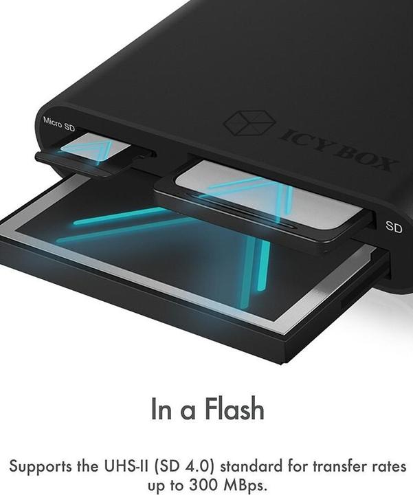 Actual product image Icy Box IB-CR301-U3, USB3.0 Multi-Card (USB 3.0)