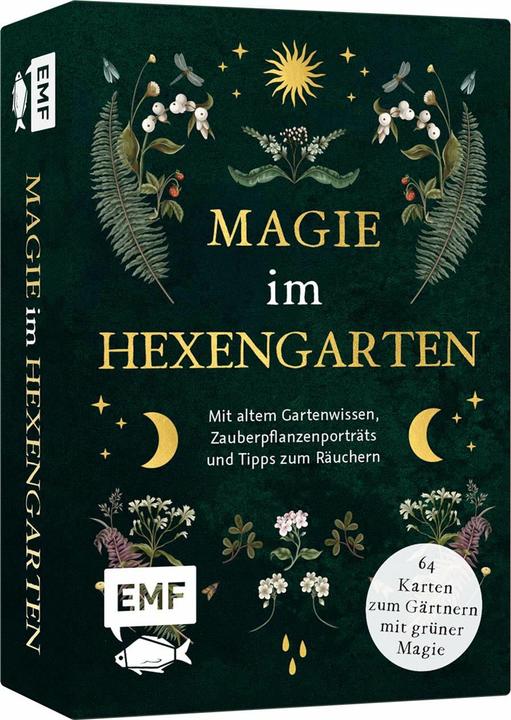 Actual product image Card set: Magic in the witch's garden - 64 cards for gardening with green magic (German)