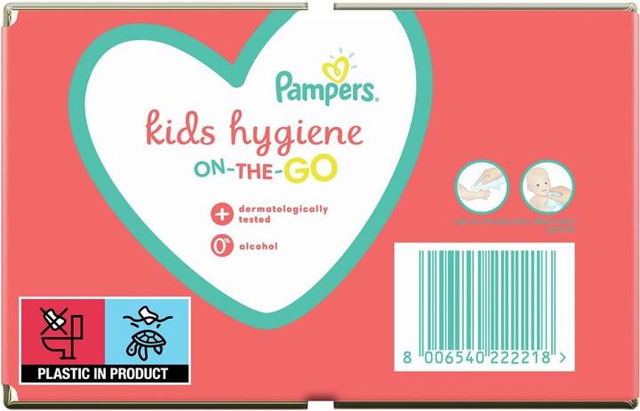Produktbild Pampers Kids Hygiene On-The-Go Wipes. 9 Pack, 360 Serv.