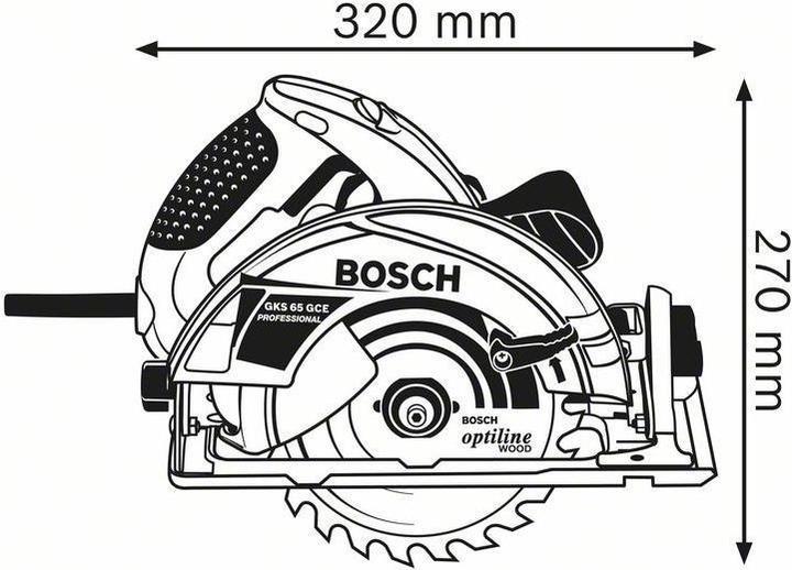 Actual product image Bosch Professional GKS 65 GCE incl. L-Boxx