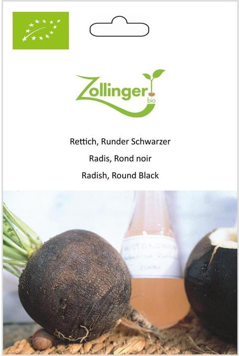 Produktbild Zollinger Bio Rettich, Runder Schwarzer (Keimlinge)