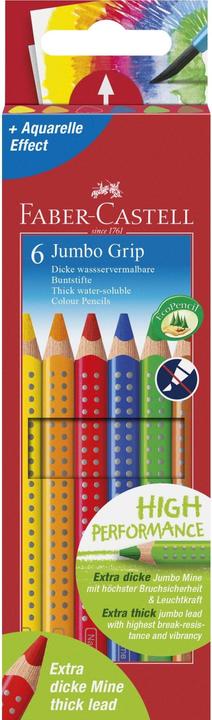 Faber-Castell poignée jumbo (Multicolore, 6 x)
