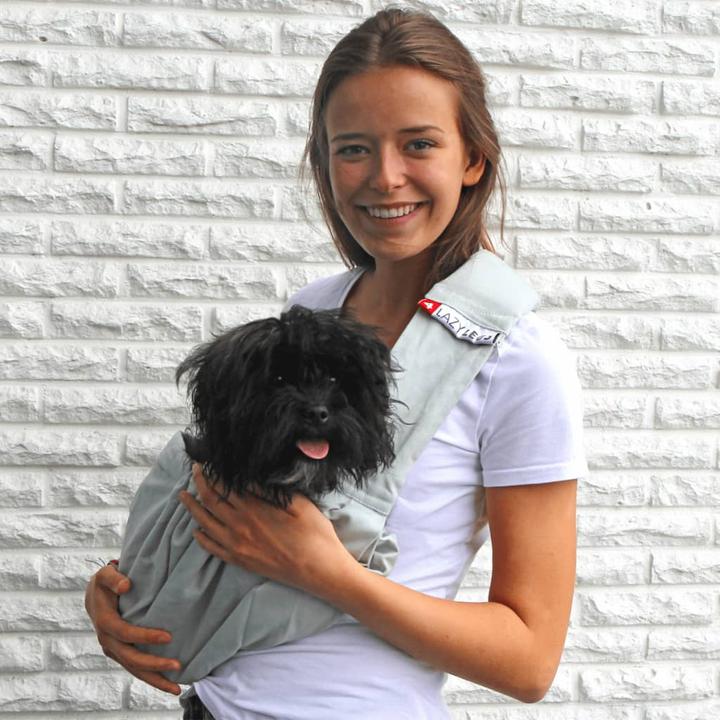 Produktbild 4Lazylegs Tiertransport-Tasche Canvas, Mineral Grey, XS (Hund, Waschbar)