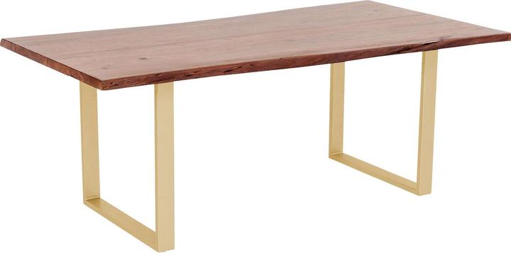 Image du produit Kare Design Table Harmony Walnut laiton 180x90cm (180 x 90 x 76 cm)