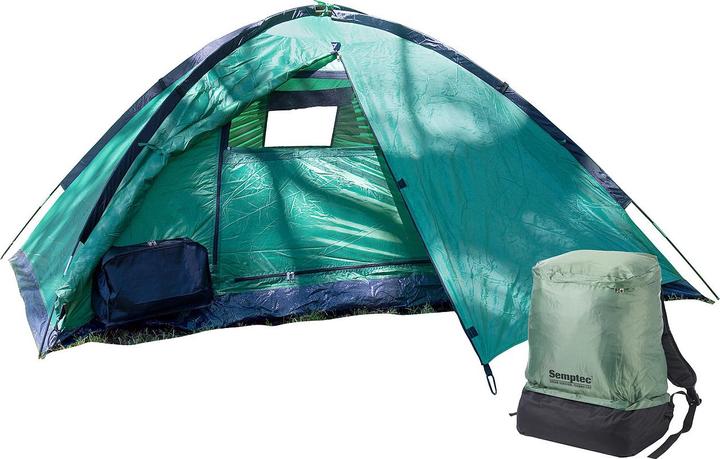 Image du produit Semptec Tente dôme ultracompacte pour sac à dos (Tente igloo, 2.20 kg, 2 personnes)