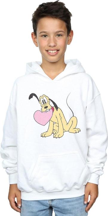 Immagine prodotto Disney Pluto Love Heart Felpa con Cappuccio Ragazzi (140, 146)